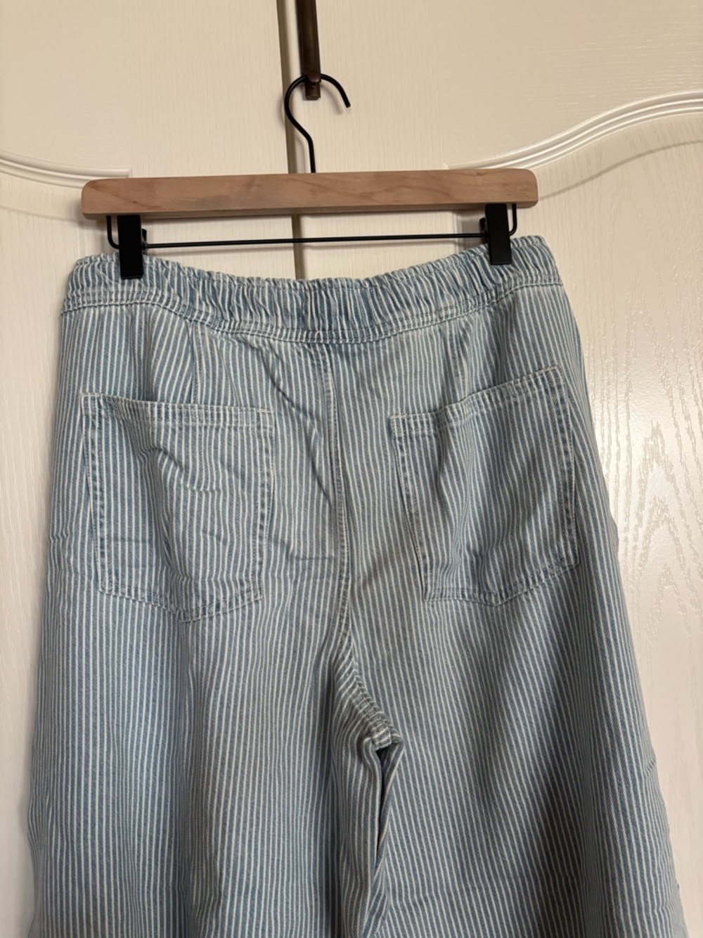 Gap Mid Rise Ultra soft denim Easy Stripe Horseshoe jeans size small NEW! - Picture 11 of 13